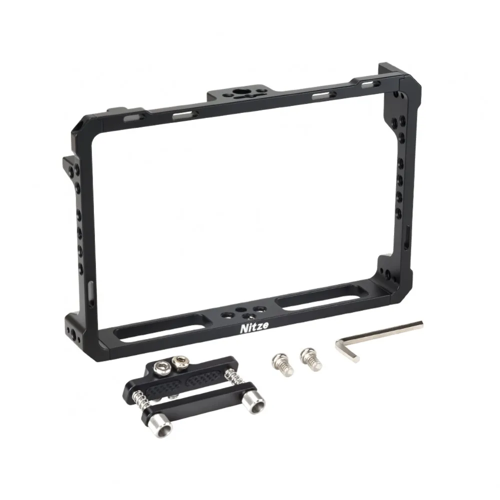 

Nitze Monitor Cage for Desview R7S 7" with PE14 HDMI Cable Clamp - TP-R7S