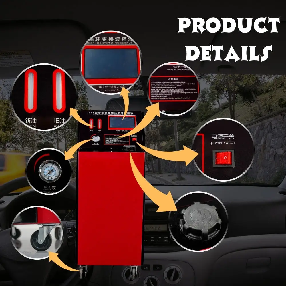 Gold SellerATF-880 Automatic Transmission Fluid Exchange Machine Automatic Line Recognition and One-Button Fluid Exchange