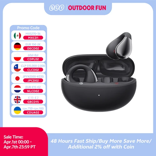 Qcy Crossky C30 Auriculares Con Clip Para La Oreja Bluetooth