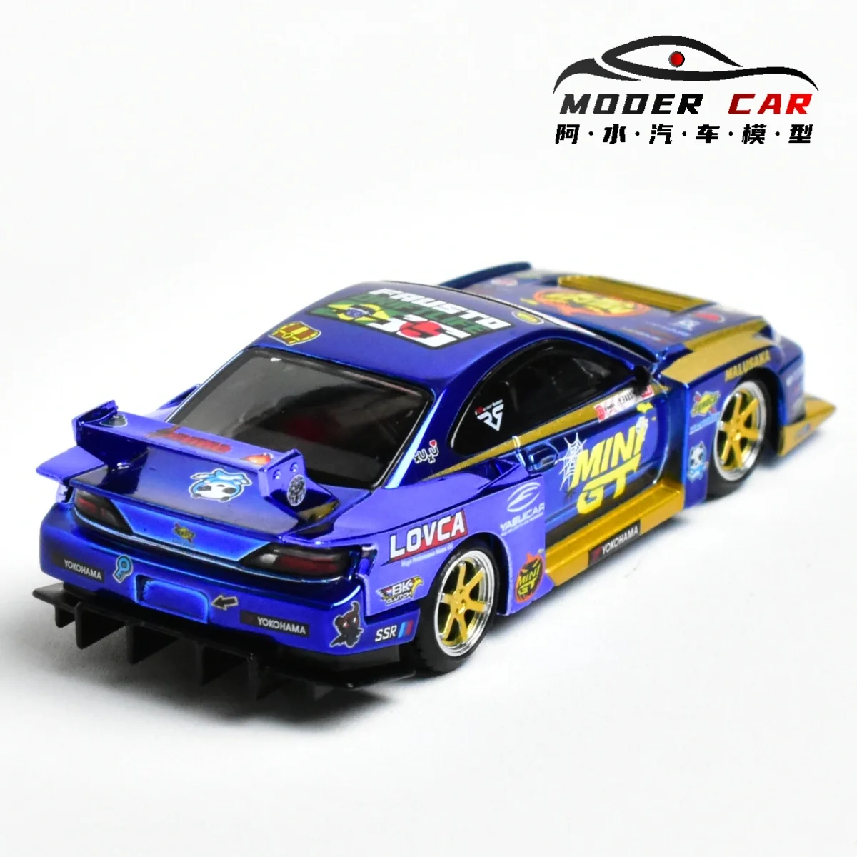 MINIGT TSM 1185 1:64 LB S15 SILVIA Diecast Model Car - view 2