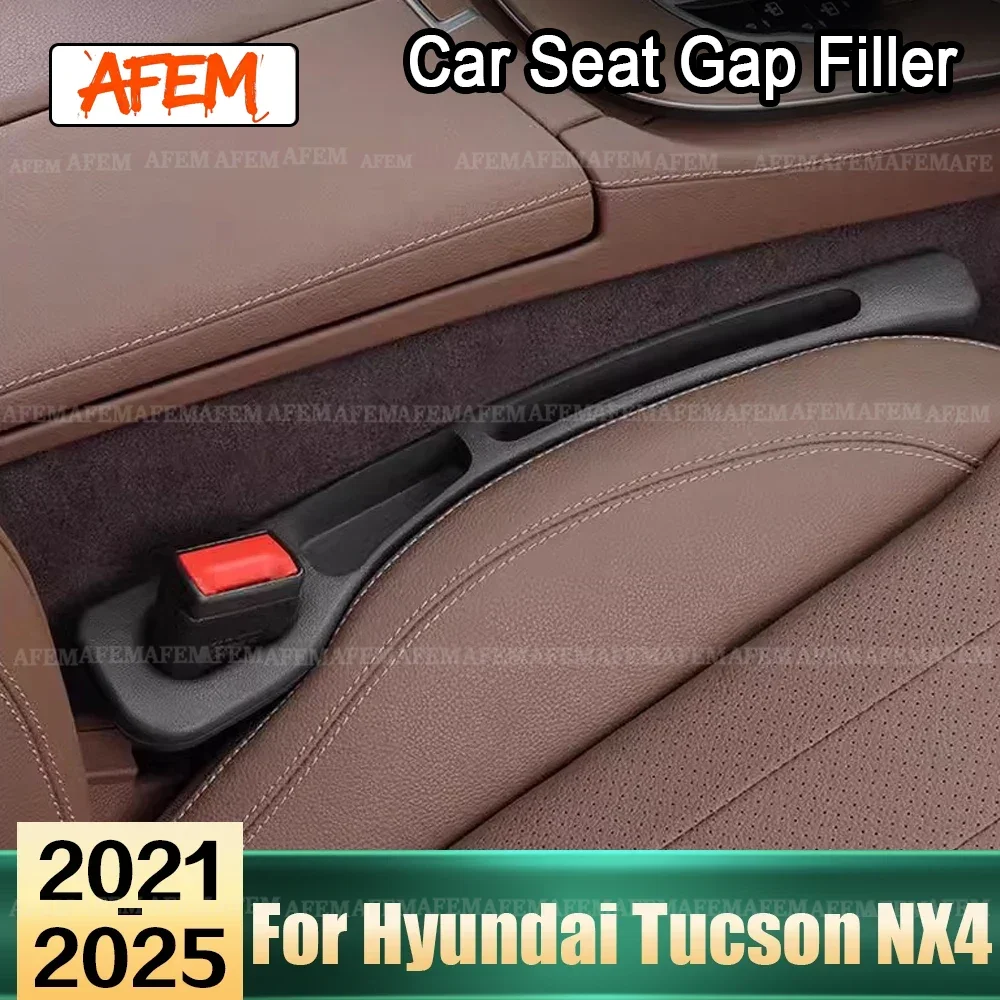 Car Accessories For Hyundai Tucson NX4 Hybrid N Line 2021-2024 2025 Car Seat Gap Storage Strip Bendable Leak Proof Filler Strip