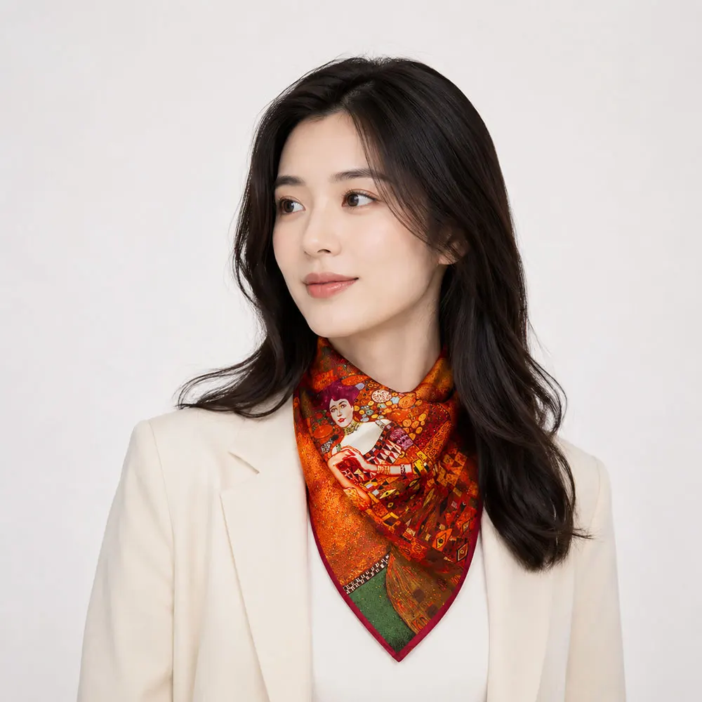 53cm Best Selling 100% Pure Silk Scarf Women Bandana Female Hair Scarf Top Natural Silk Pocket Square Men's Neckerchief Headband