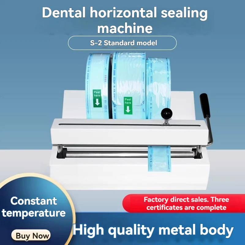 Dental Sealing Machine, Sterilization Bag Sealer for Autoclave Bags, Clinic Hospital Use Dental Sterilizer Packaging Equipment
