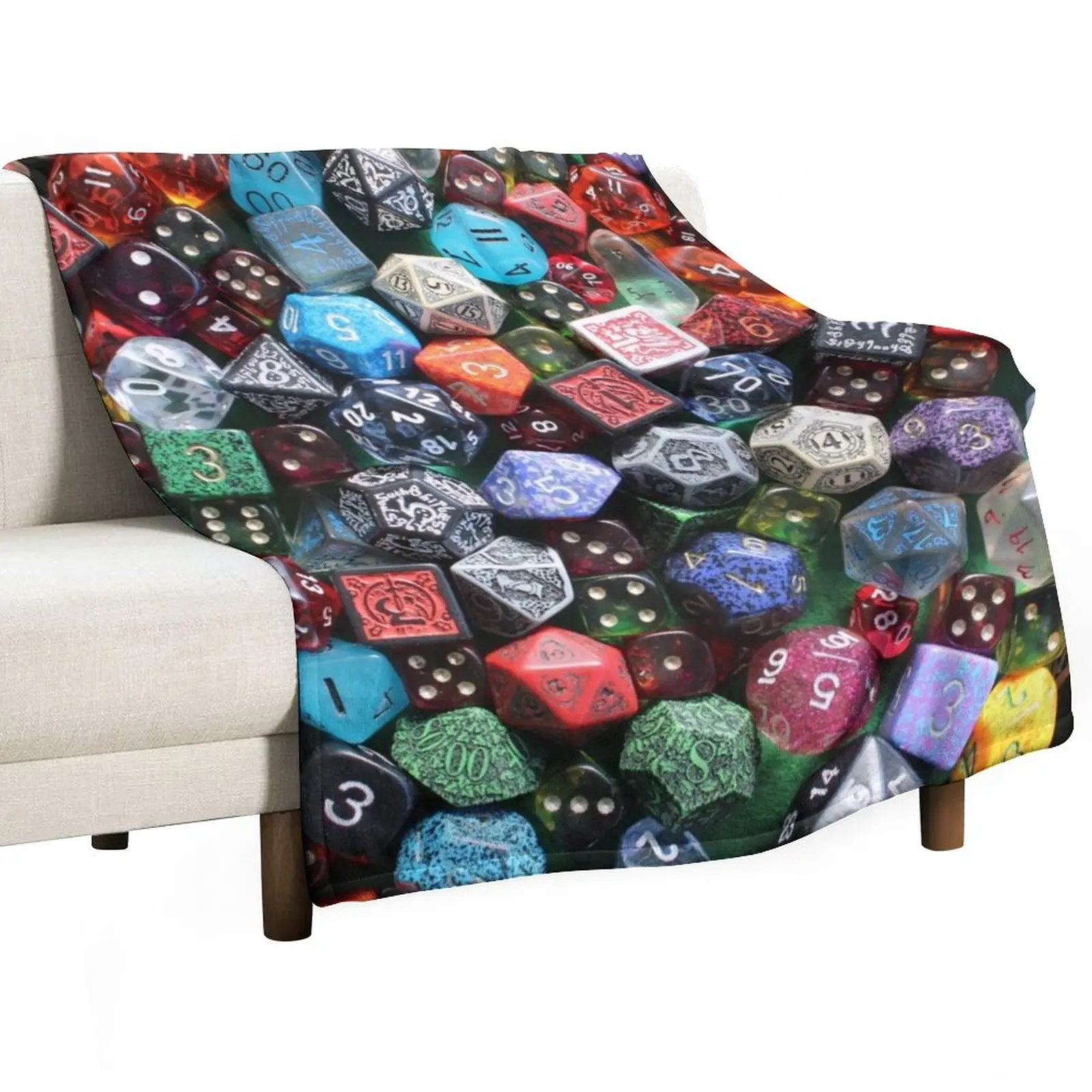 

Dice! Throw Blanket Winter bed blankets fluffy blanket