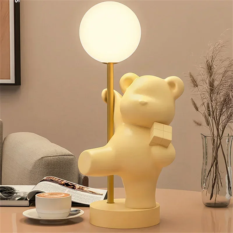 Imagem -05 - Nordic Rabbit Led Table Lamp Decoração do Quarto Nightlights Atmosfera Night Light Coelhinho Bonito Luxo Aniversário Presente de Casamento Ins