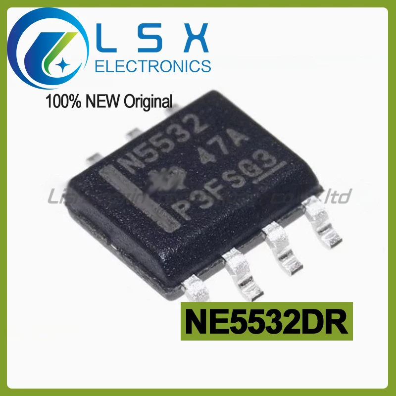 

10pcs NE5532 NE5532DR SOP-8 New and Original