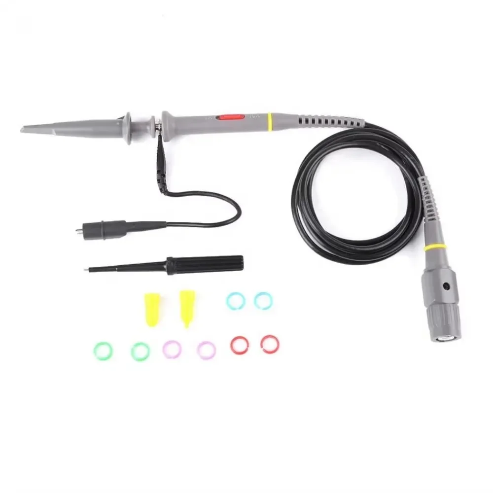 

Hantek Pp-80/pp-150/pp-200 4mhz-60mhz/5mhz-100mhz/10mhz-200mhz Oscilloscope Clip Test Probe Kit Attenuation Ratio 10:1