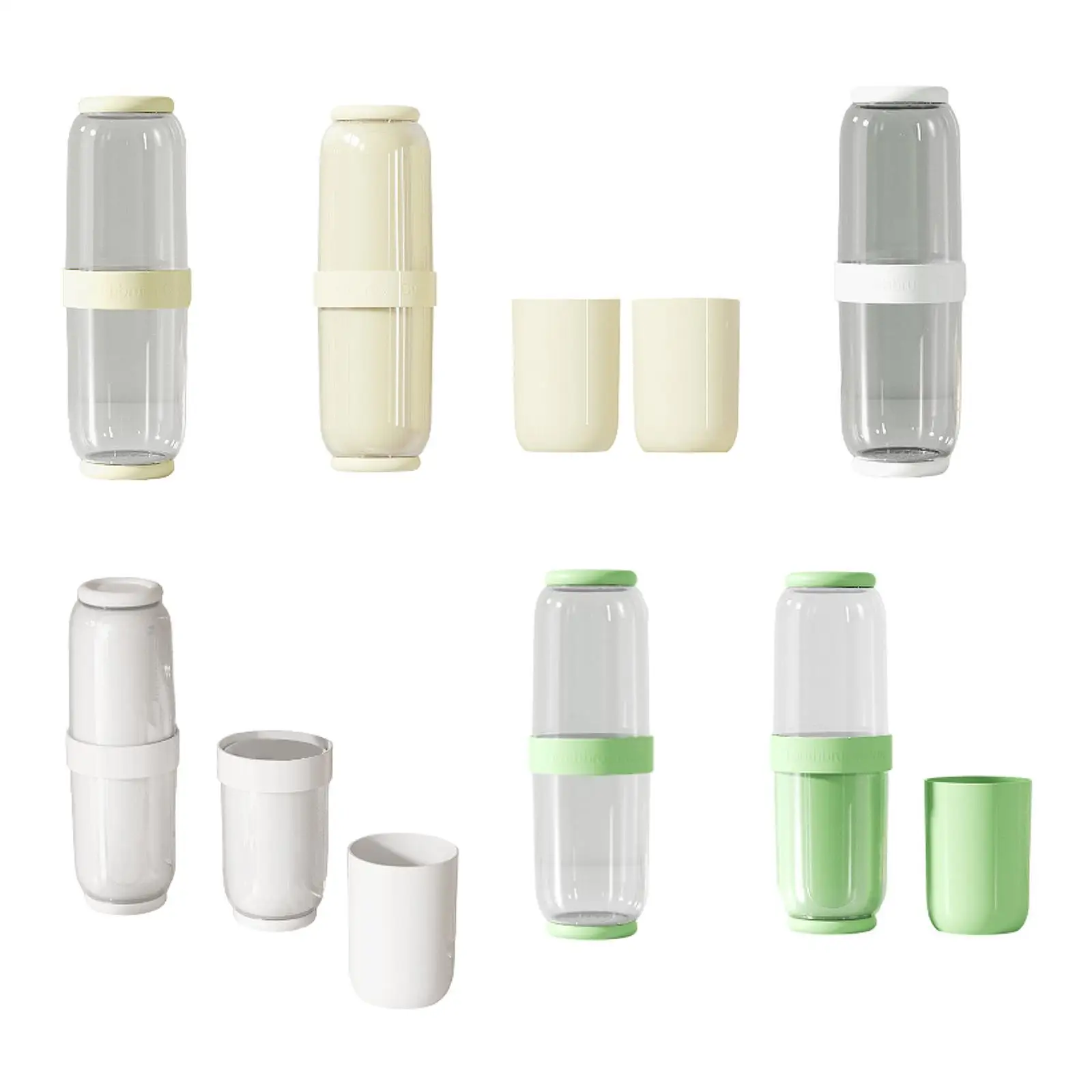 

Travel Toothbrush Cup Case Mouthwash Cup Storage Container Travel Toothbrush Cup for Bathroom Business Trip Camping Travel