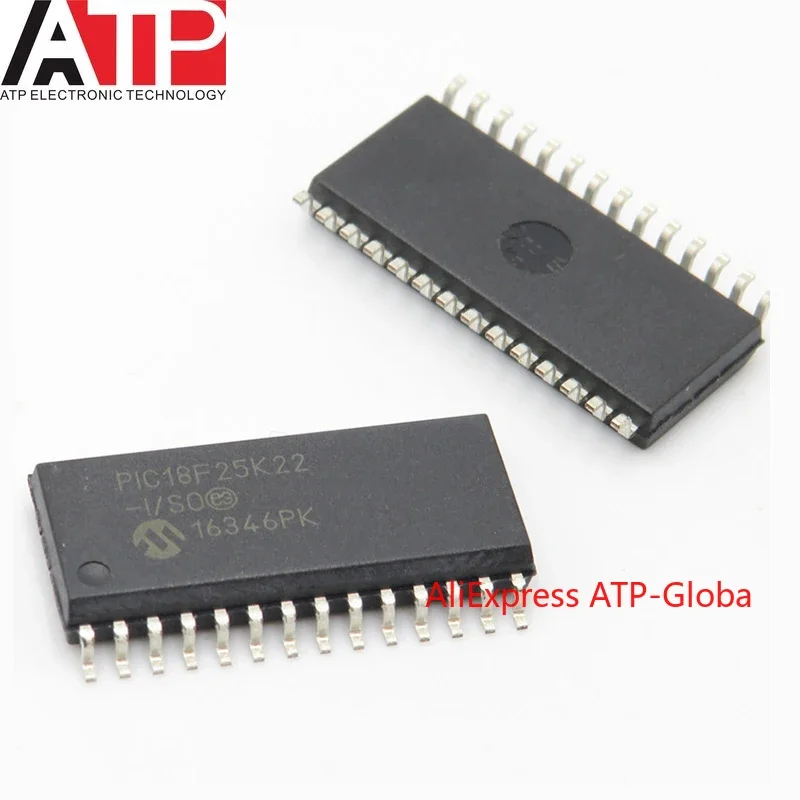 (1-10 Pieces) Original New PIC18F25K22-I/SO PIC18F25K22 18F25K22 SOP-28 8-bit Microcontroller Single-chip MCU Chip IC