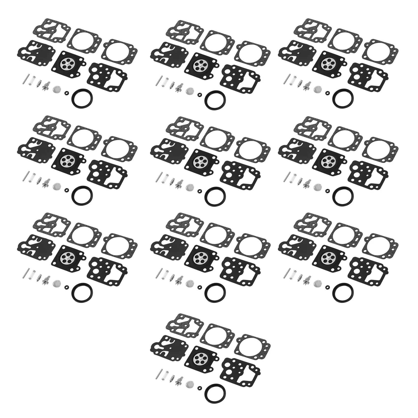 카브레타 수리 재건 개스킷 니들 키트, Walbro K20-WYJ Echo Husqvarna Toro Ryobi Honda Homelite 트리머 핫, 10PCs