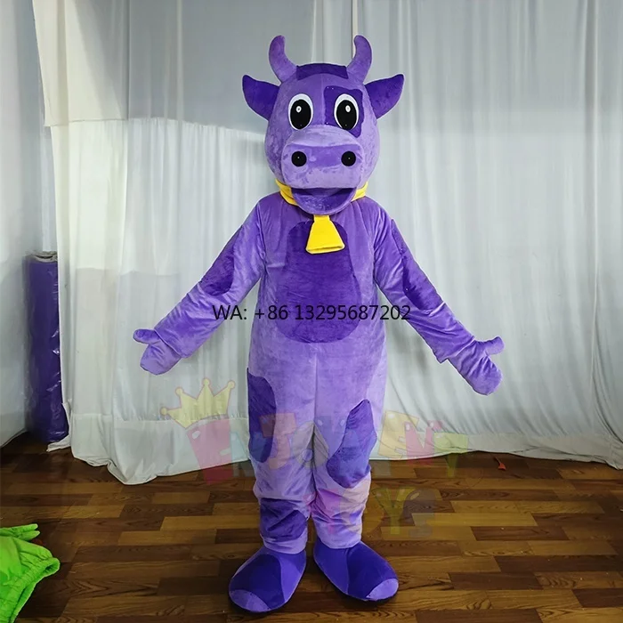 

Hot SaleCustomized Buffalo Mascot Uniform Cartoon Cow Walking Effect Mascot Costume Animal Doll Costume for Special Events