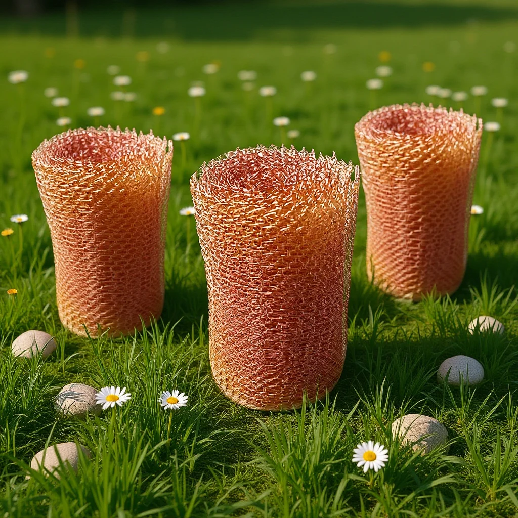 

Copper Mesh Roll for Plants Protection Against Snails Slugs Waterproof Rustproof Wire Netting for Home Garden Use