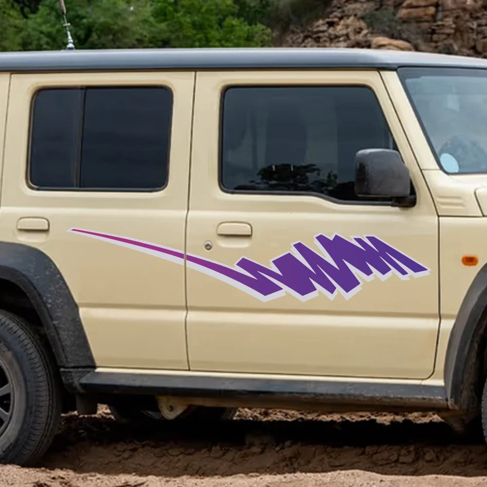 

Car Stickers For SUZUKI JIMNY XL WAGON JC74 4Door 2023-24 Auto Door Side Decal Kit Waterproof Vinyl Film Car Accessories