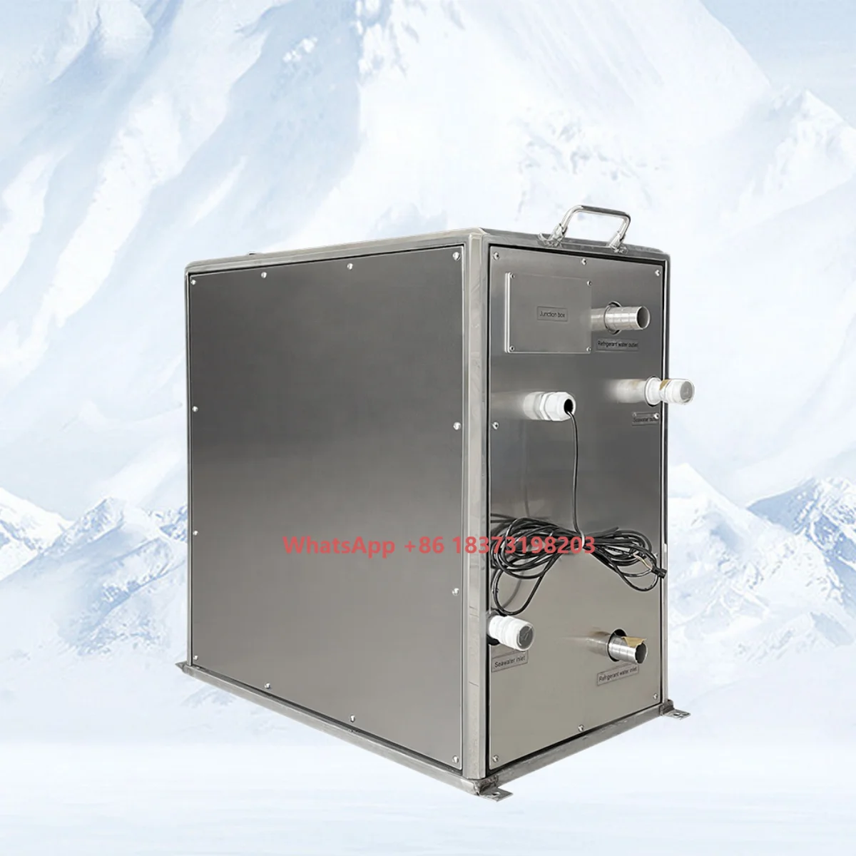 Puremind 60000 Btu 120000 Btu Self-contained Marine Air Conditioner Vessel Yacht Boat Air Cooling System Water-cooler Chiller