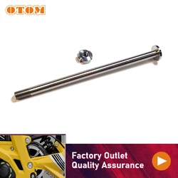 Motorcycle Rear Fork Mid.Shaft Swing Arm Axle With Nut Screw For SURRON Light Bee X S Sur-ron Original Parts Electric Off-road