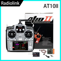 Future Flight Radiolink AT10 II 12CH RC Transmitter and Receiver R12DS 2.4G AT9S PRO Radio Remote Controller Drone/ Fixed Wing