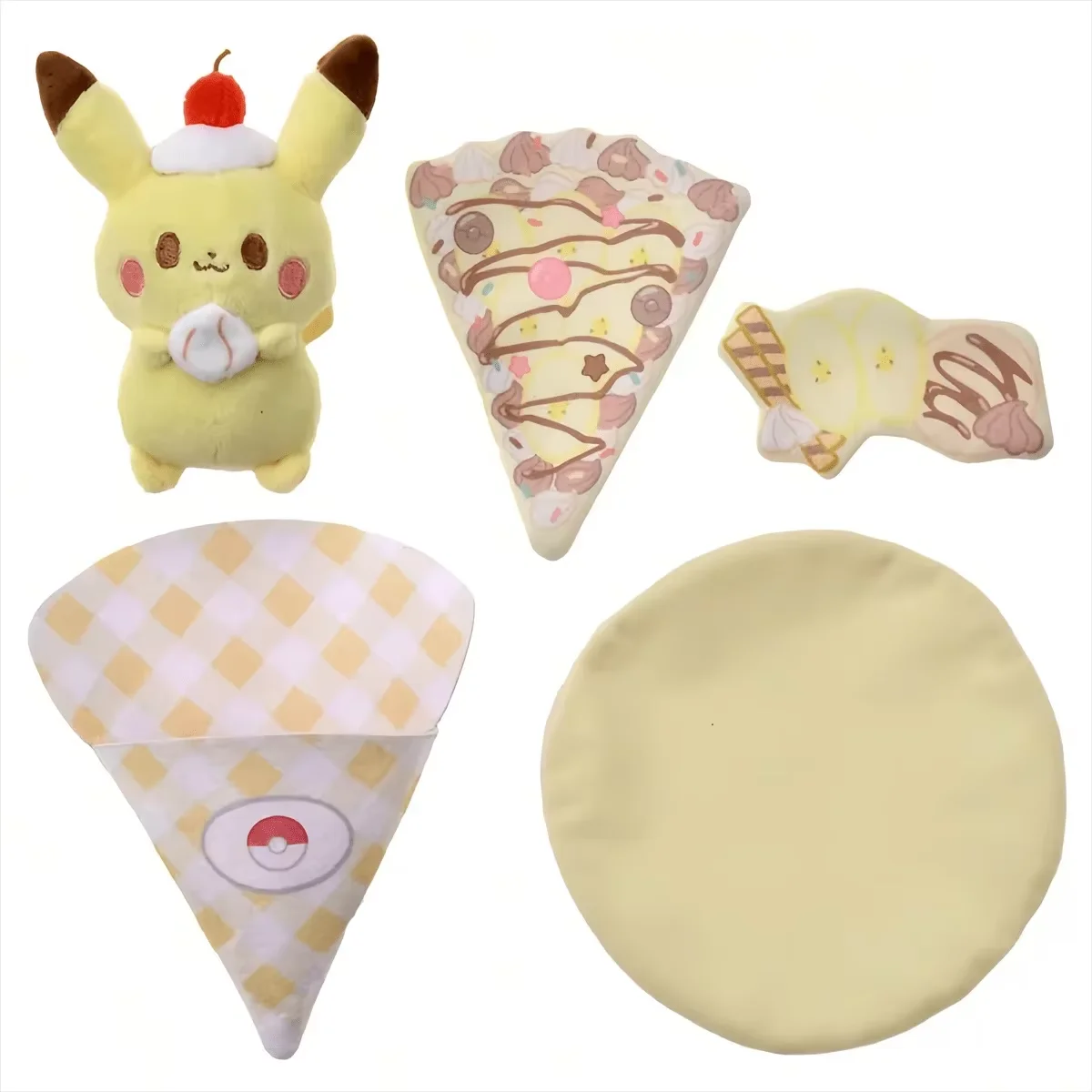 Pikachu Piplup Plush Toys Cute Anime Stuffed Doll Cartoon Animal Plushie Collectible Figure Kids Birthday Gift Home Decor 17CM - view 5