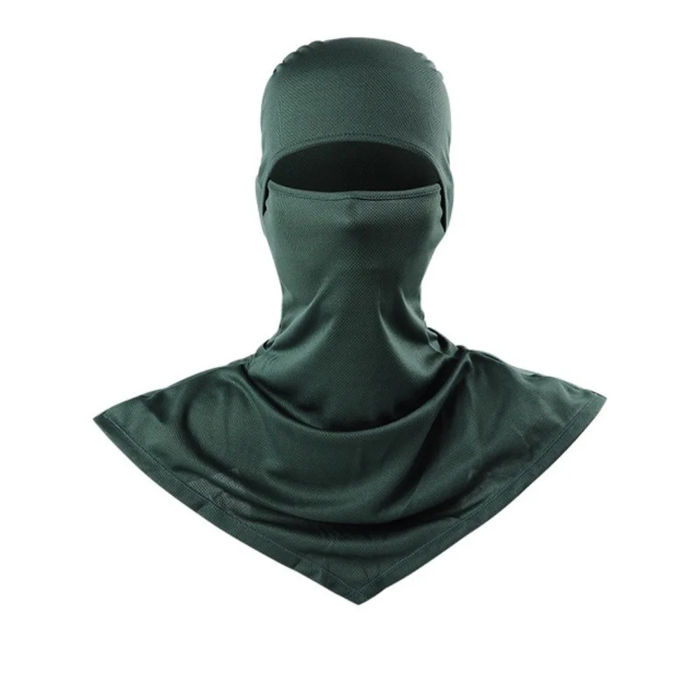 Absorção de suor Balaclava longa para homens e mulheres, máscara facial, lenços de caminhada, capa de pescoço, malha, motocicleta, pesca, esqui