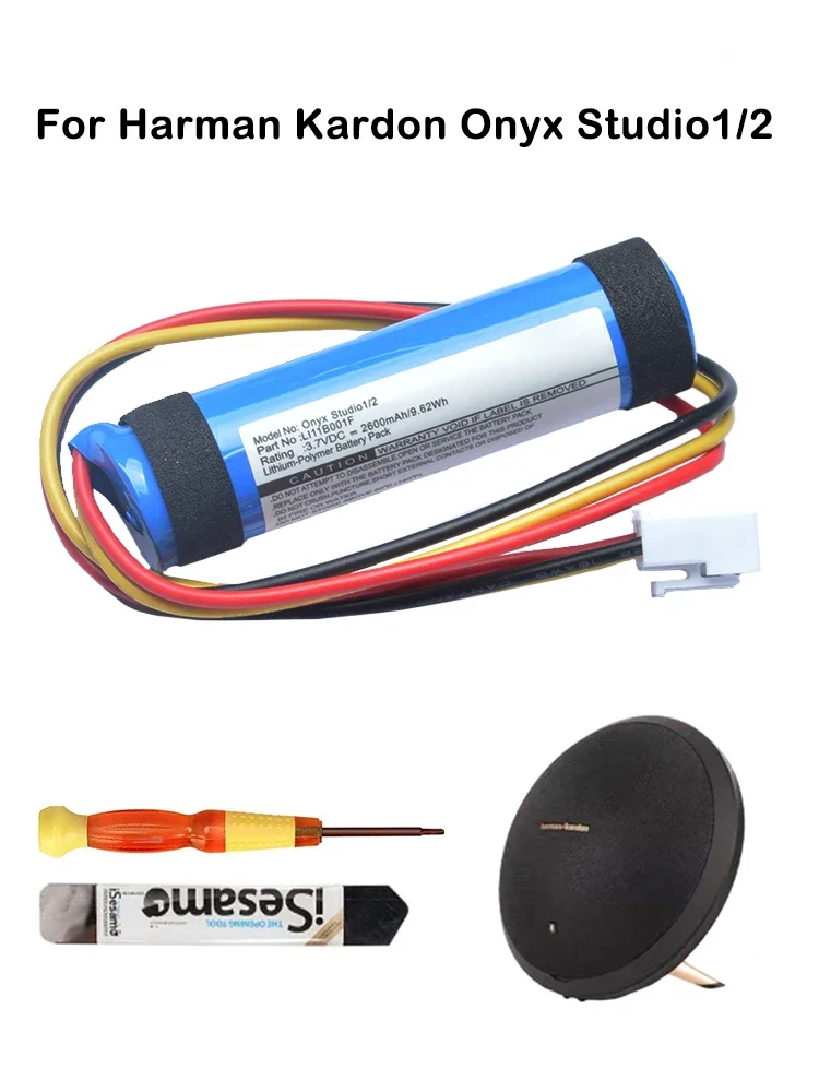 3.6 فولت ع.ح فولت ع 633496 ID997 LI11B001F ICR22650 استبدال البطارية ل هارمان كاردون أونيكس ستوديو 1 2 3 4 5 6 7 سمّاعات بلوتوث #2