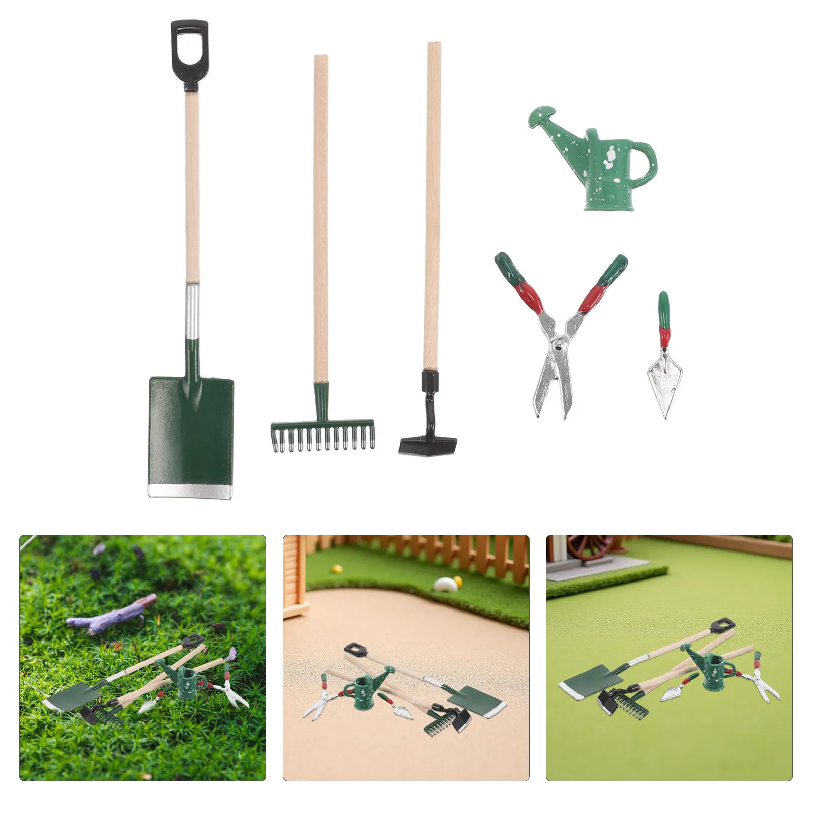 6Pcs Miniature Gard… - image