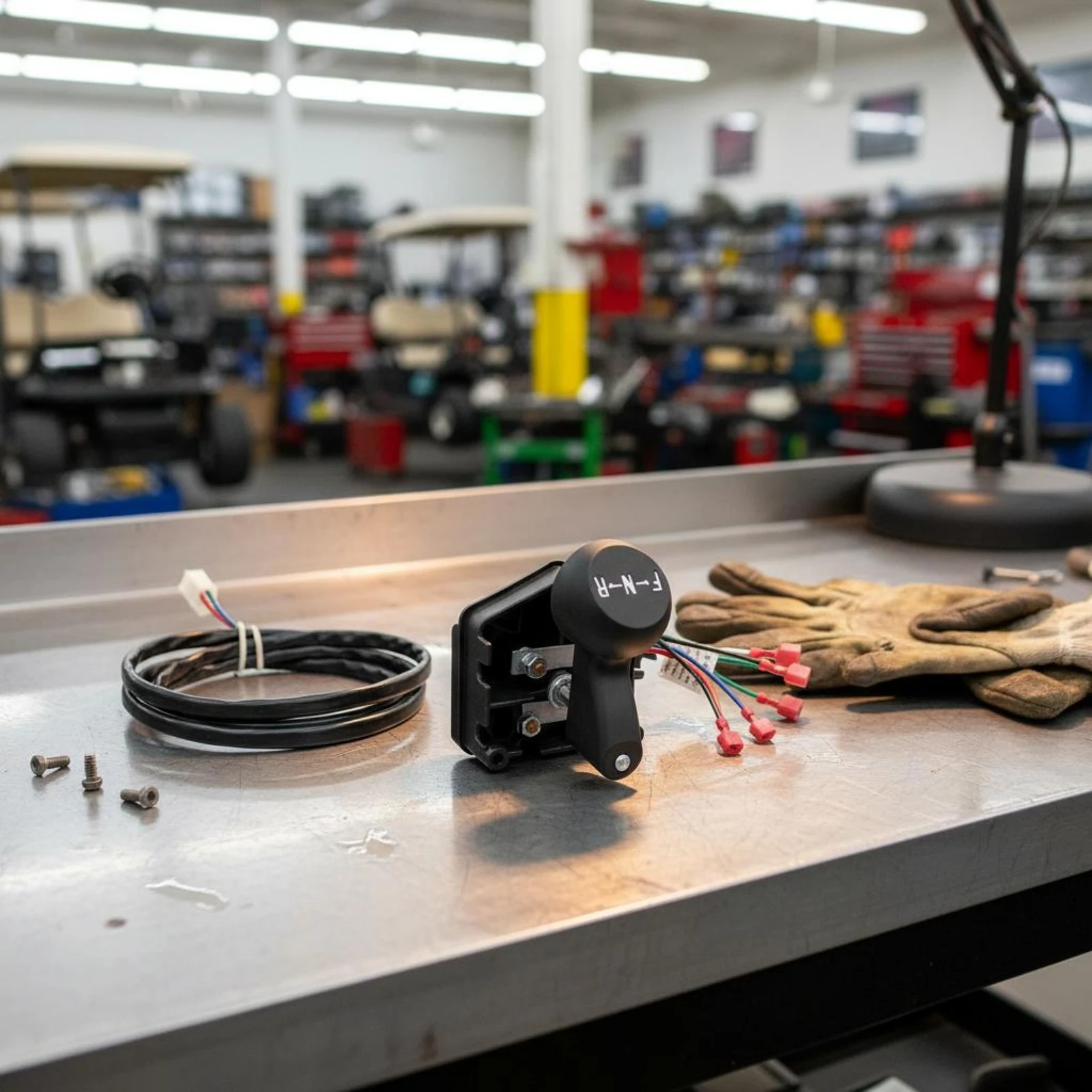 Forward Reverse Switch Assembly Heavy Duty Gear Control for Utility Vehicle with Wired Connector