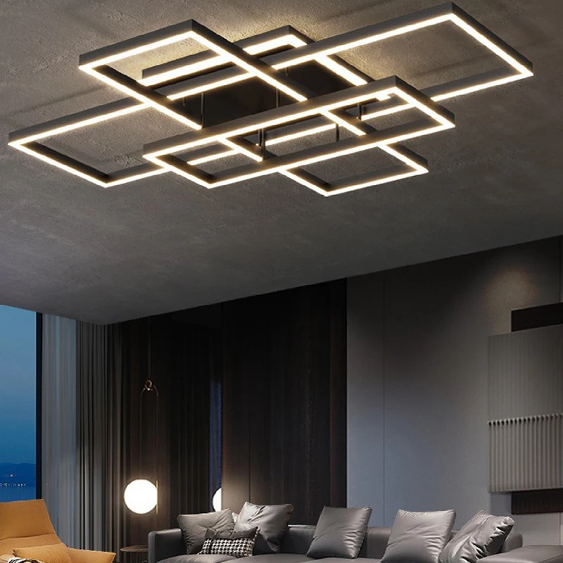 Lámpara led nórdica para decoración del hogar, salón, dormitorio, luces de techo para habitación, lámparas para sala de estar, lámparas de iluminación interior