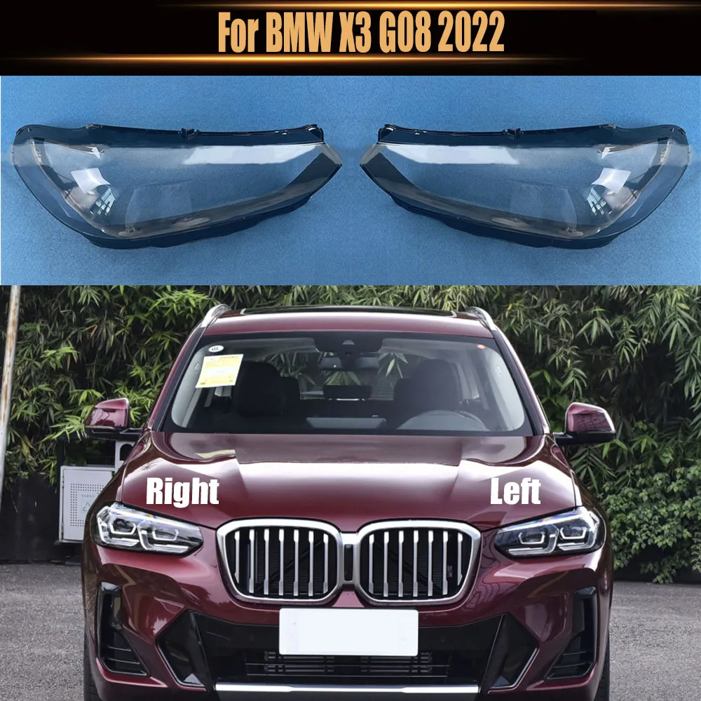 

For BMW X3 G08 2022 Headlight Cover Shade Headlamp Shell Transparent Lampshade Lens Auto Replacement Parts
