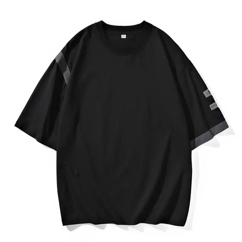 10XL Summer T-shirt for Men Plus Size 60-160kg Big Size 9XL Loose Short Sleeve Round Neck Oversized Tee