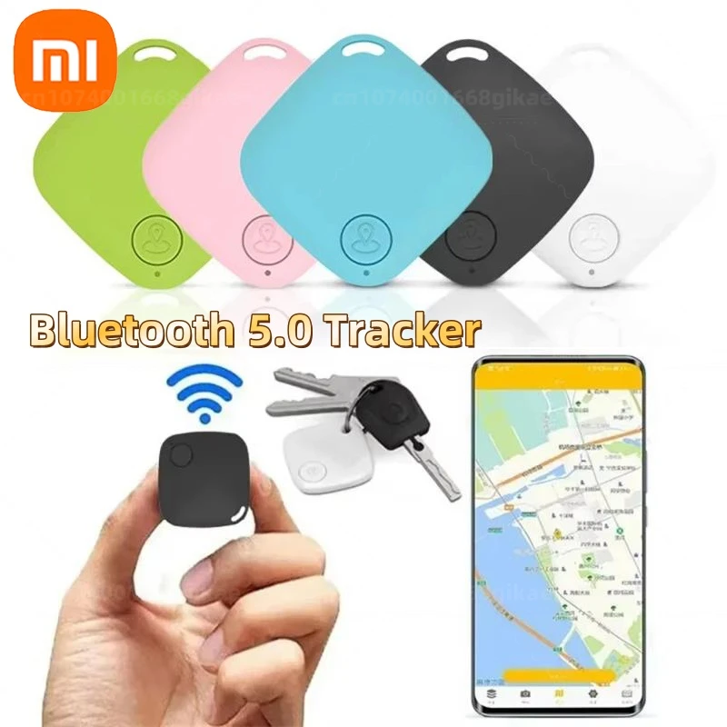 Xiaomi Mini Bluetooth 5.0 Tracker AntiLost Device Round Pet Kids Bag Wallet Tracking Smart Finder Locator Positioning Keychain