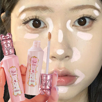 Pink Brightening Concealer Stick Waterproof Highlighting Liquid Moisturizing Concealer Cream Cover Acne Spot Dark Circles Makeup