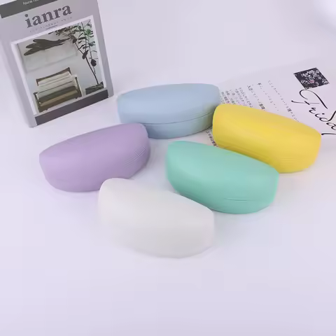 Fashion Leather Color Sunglasses Case Sunglasses Box Glasses Case Iron Box