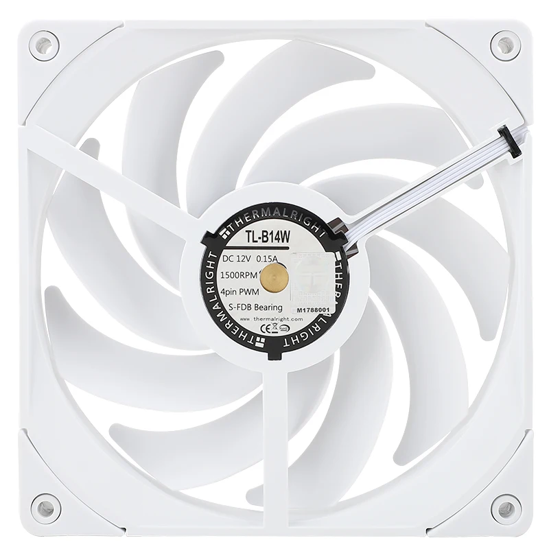 Ventilador térmico TL-B14/B14W/B14B EXTREM 140mm, Enfriador de PC, 4 pines, PWM, alto rendimiento, silencioso