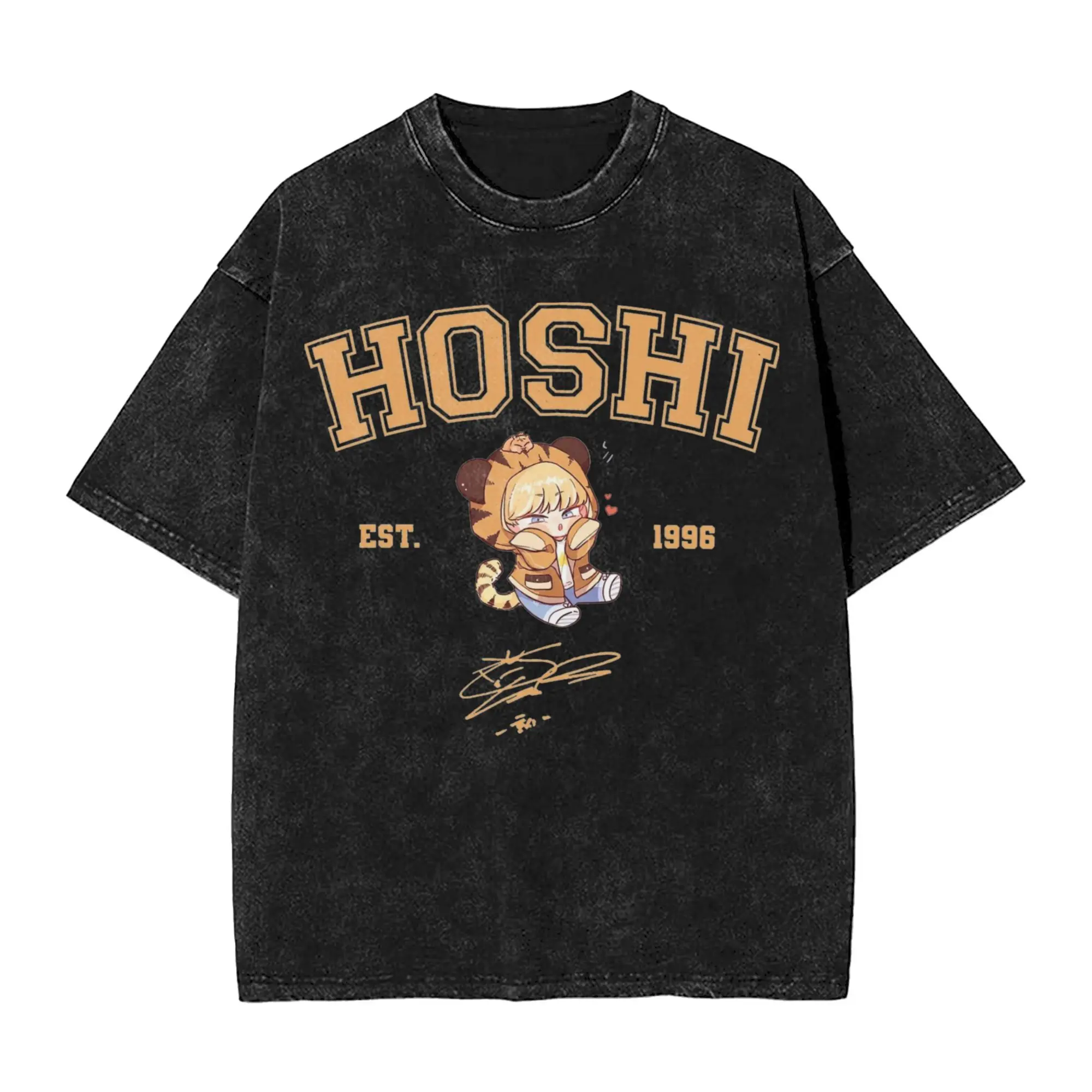 

Футболка Hoshi 1996 K-pop в стиле винтаж, уличная одежда, хип-хоп, крутая футболка, топы для мужчин и женщин, хлопок, уличный графический принт, подарок для фанатов