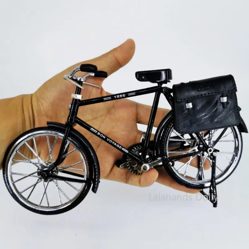 

Sale 2Color Doll Miniatures Items Mini Imitation Bicycle For 1/6 Bjd,ob11,Azones Mini Salon Doll Props Decorative Accessories
