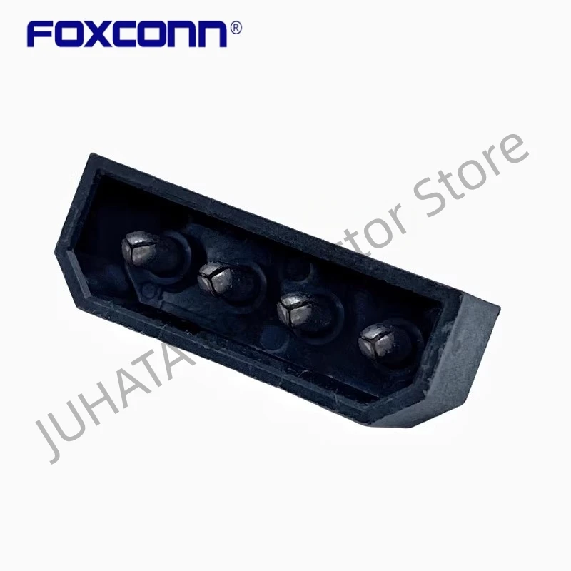 FOXCONN HM2204E-G1 대형 4 핀 소스 암 베이스, 블랙 단일 행, 고온 저항 5.08mm 커넥터