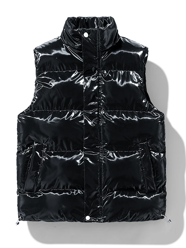 

Мужской утепленный хлопковый жилет на молнии для осени и зимы, молодежный, свободного кроя, в спортивном стиле