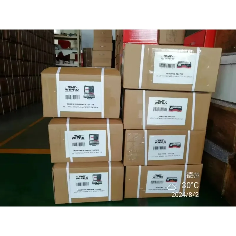 Digital Display Concrete Mortar Brick Rebound Meter Instrument Steel Drill for Testing Equipment