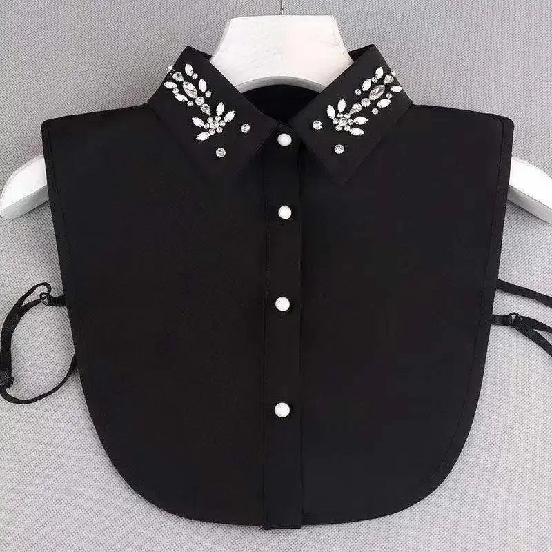 58 Styles Fake Collar For Shirt Detachable Collars Solid Shirt Lapel Blouse Top Men Women White Girls Top Clothes DropShipping