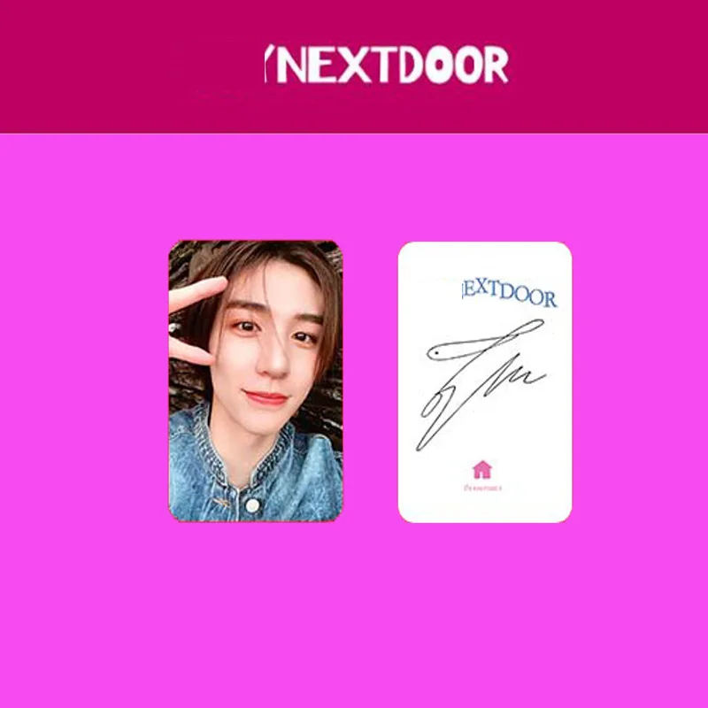 6 unids/set KPOP BOYNEXTDOOR 2024 calendario tarjeta álbum LOMO tarjetas saludos KIM YUNHE LEEHAN regalo postal foto tarjeta