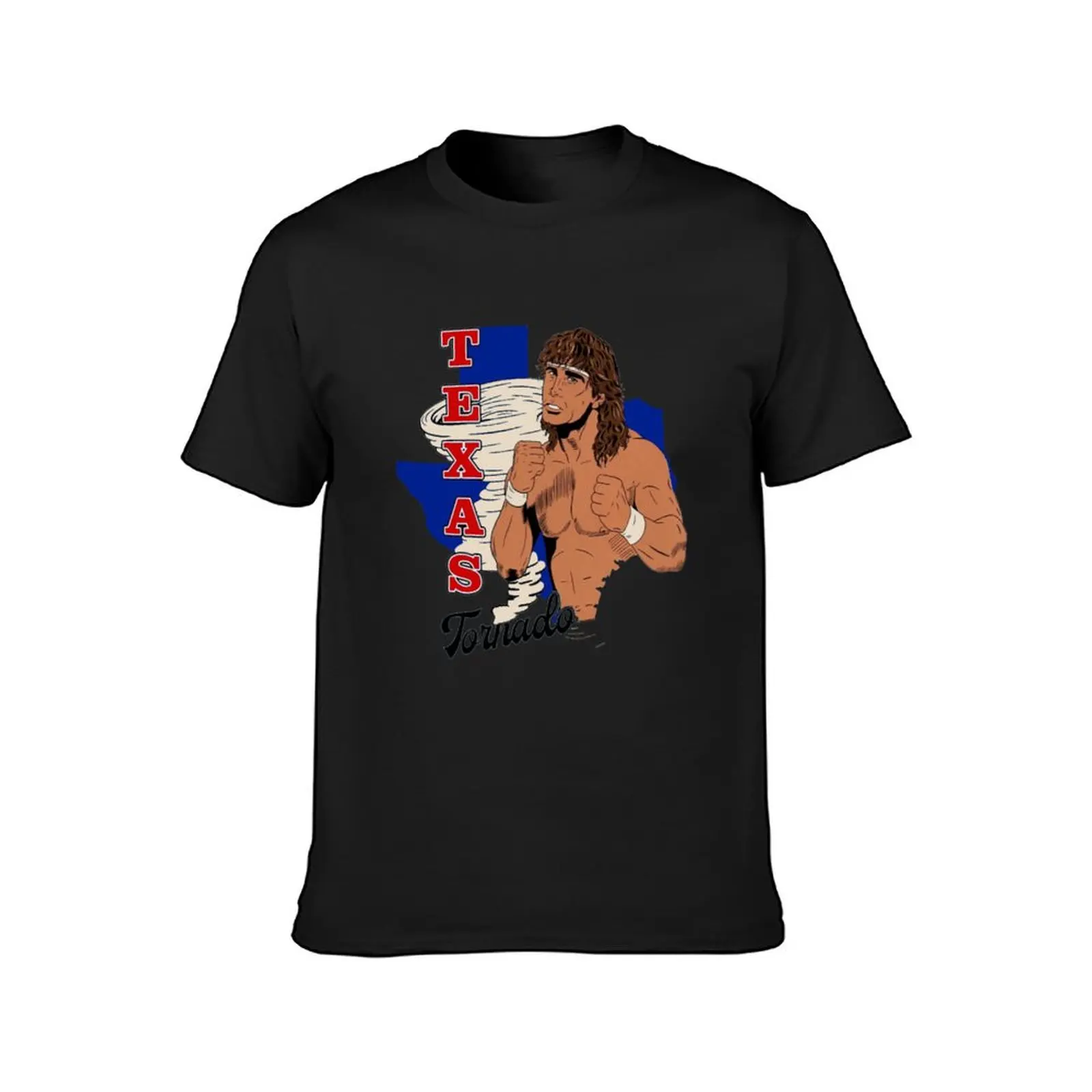 Texas Tornado Kerry Von Erich T-Shirt boys whites hippie clothes fitted t shirts for men