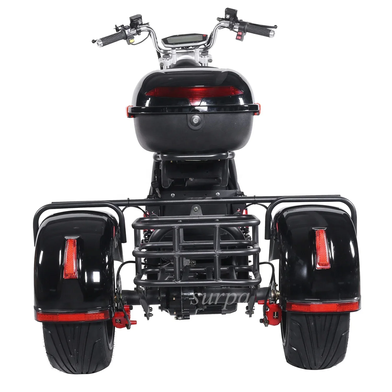 -1000w 2000w 60v12ah /20ah two removable battery citycoco fat tire 3 wheel board cycle board electric scooter