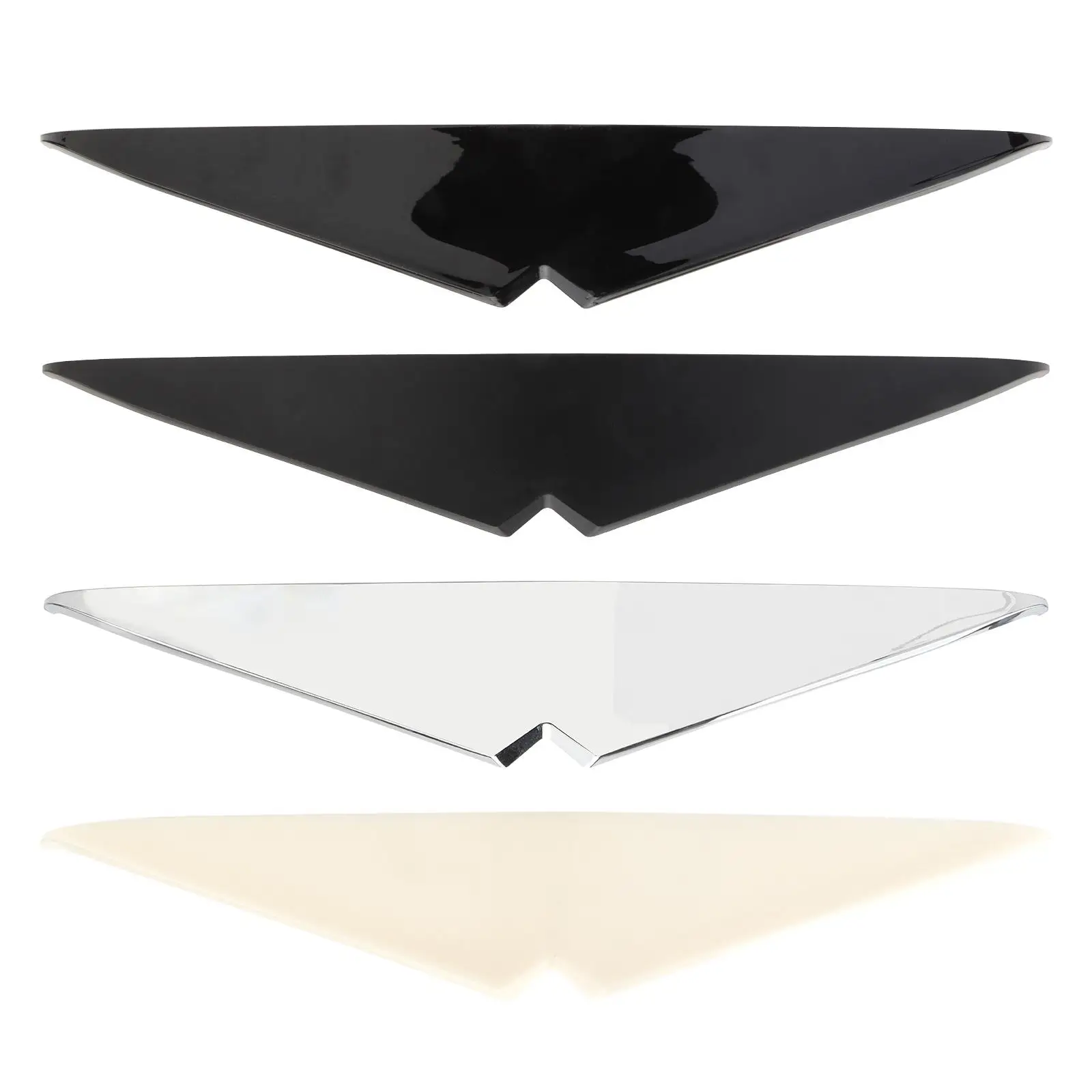 

Motorcycle Mean Mug Bezel Durable Front Light Eyebrow Trim for Harley Road Glide