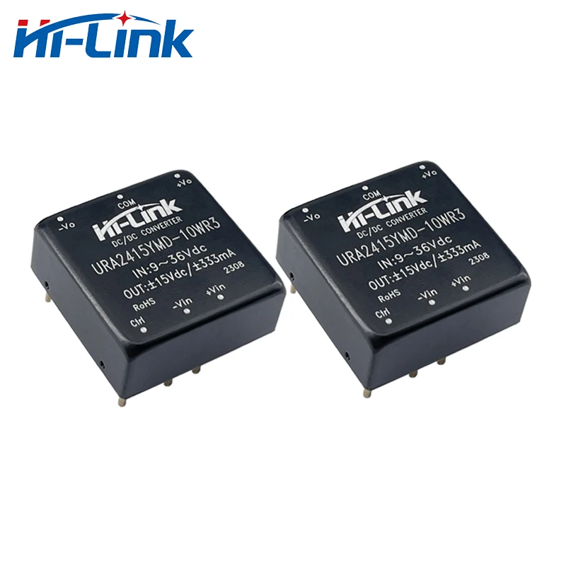 Hi-Link New Mini URA2415YMD-10WR3 10W 24V to 15V 333mA DC DC Converter Power Supply Module High Efficiency Smart Electronic