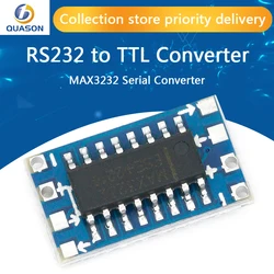 10pcs/lot mini RS232 MAX3232 Levels to TTL level converter board serial converter board Dropshipping