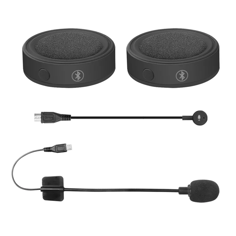 

A20K-Wireless Stereo Motorcycle Helmet Earphone, BT17 Bluetooth 5.0 Noise Reduction Music Player Headset Handsfree