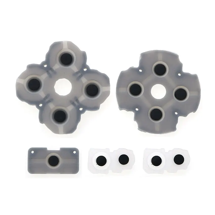 JCD – pièces de rechange originales et OEM en Silicone, joint en caoutchouc conducteur, bouton ABXY d-pad L R pour contrôleur PS5 1.0 2.0 V1 V2
