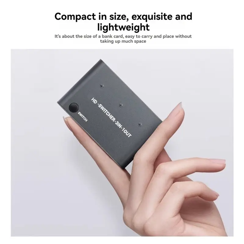 الترويج بنقرة واحدة 4K - جهاز إدخال التبديل 3 في 1 المتوافق مع مشاركة شاشة HD للعبة الكمبيوتر