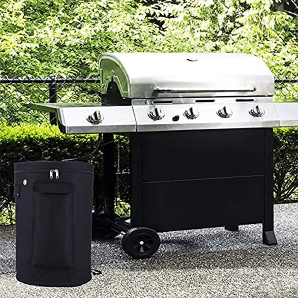 Weatherproof Tank Protective Shield Oxford Cloth Gas Bottle Case Outdoor BBQ Cooking Accessory Breathable