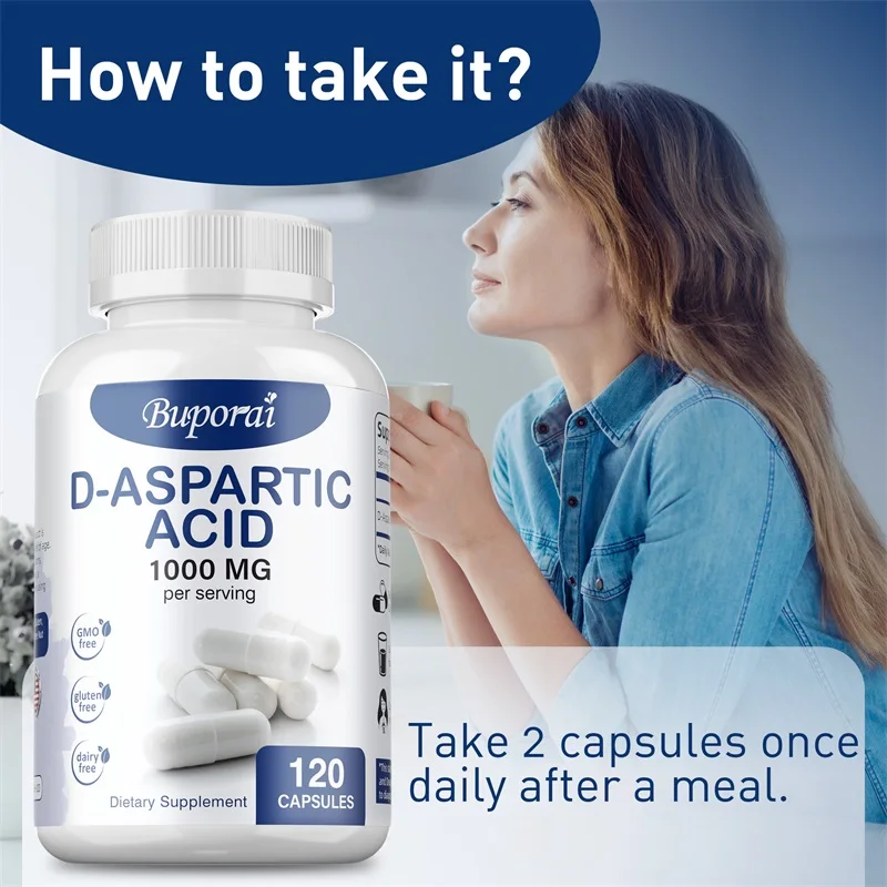 D-Aspartic Acid – verbessert das Gedächtnis, unterstützt die Gehirnfunktion und steigert den Energieniveau