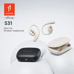 1MORE S31 Open-Ear Headphone Wireless Bluetooth Earphones Ear Hook IPX5 Waterproof Bluetooth 5.3 with Microphone Sport Running